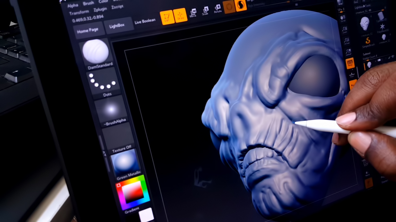 can you use zbrush on ipad