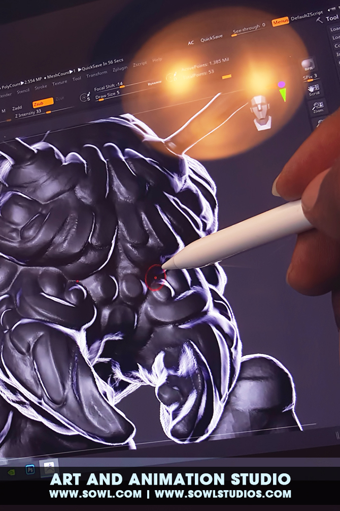 easycanvas apple pencil zbrush sensetivity