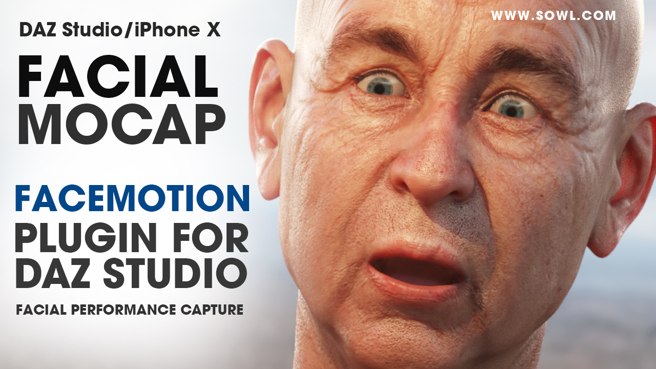 DAZ Studio Facial Animation using FaceMotion Plugin and iPhone X |